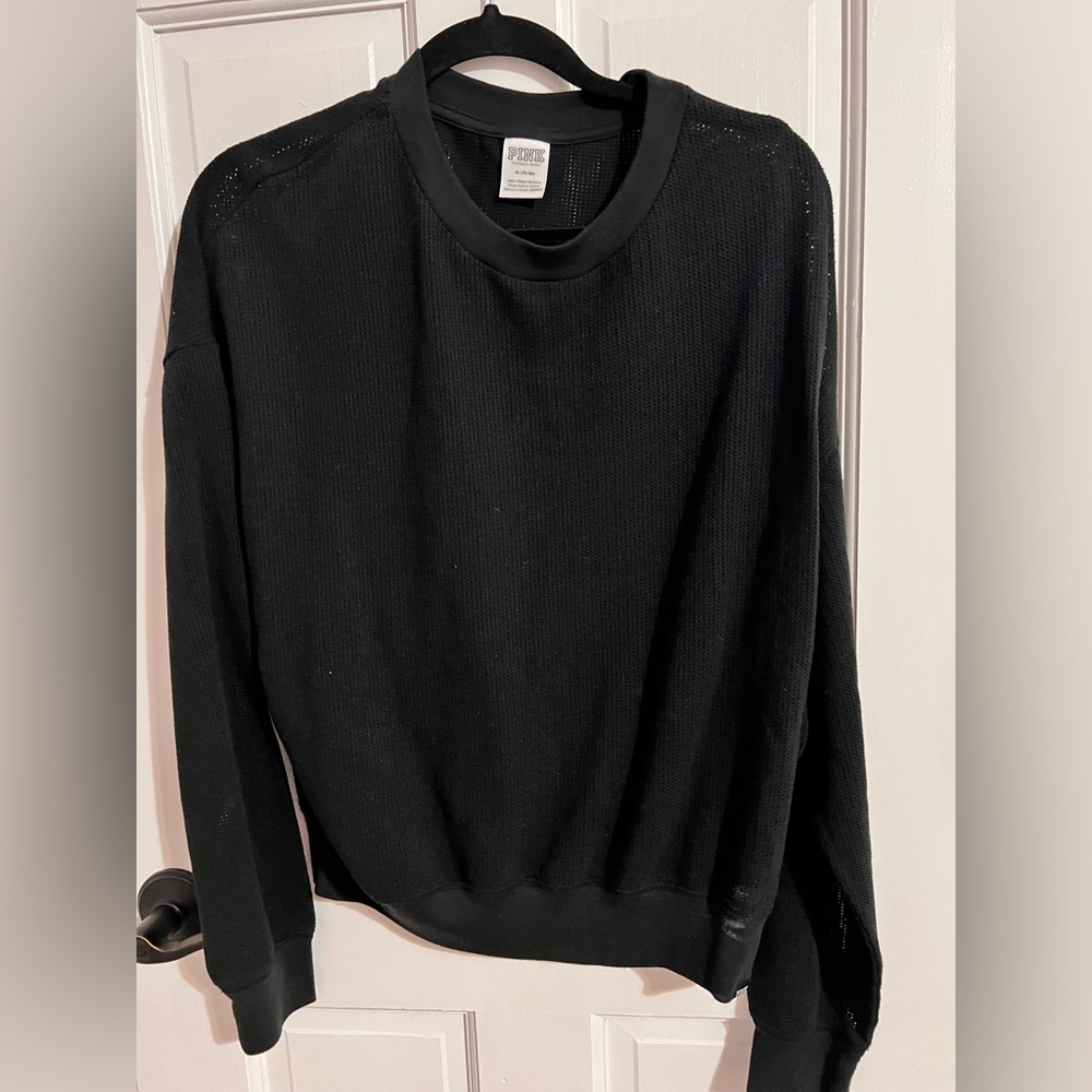 black sweater